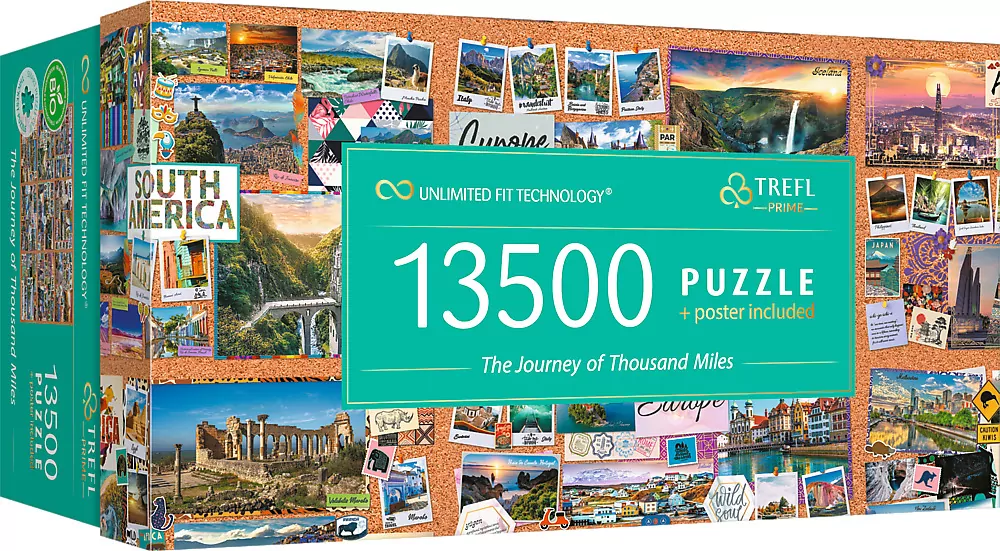 Trefl. Puzzle 13500. The Journey of Thousand Miles - tantis.pl