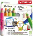 Kredki do tablic suchościeralnych 4kol. STABILO - tantis.pl