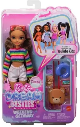Barbie Dream Besties Weekendowy wyjazd + akcesoria - tantis.pl