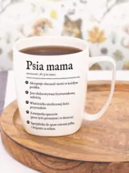 Kubek ceramiczny. Psia mama