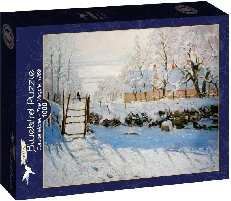 Puzzle 1000. Zima, Claude Monet - tantis.pl