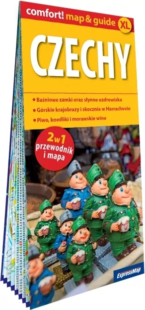 Pakiet: Czechy, laminowany. Przewodnik i mapa - tantis.pl