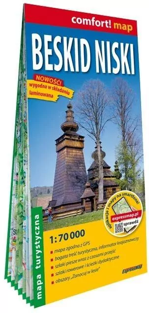 Comfort! map Beskid Niski 1:70 000 - tantis.pl