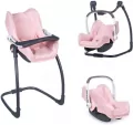 Krzesełko do karmienia 3w1, różowe - tantis.pl