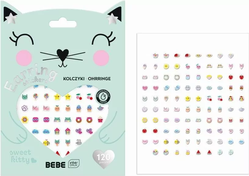 Naklejki na uszy dla dzieci 96szt BB Friends - tantis.pl