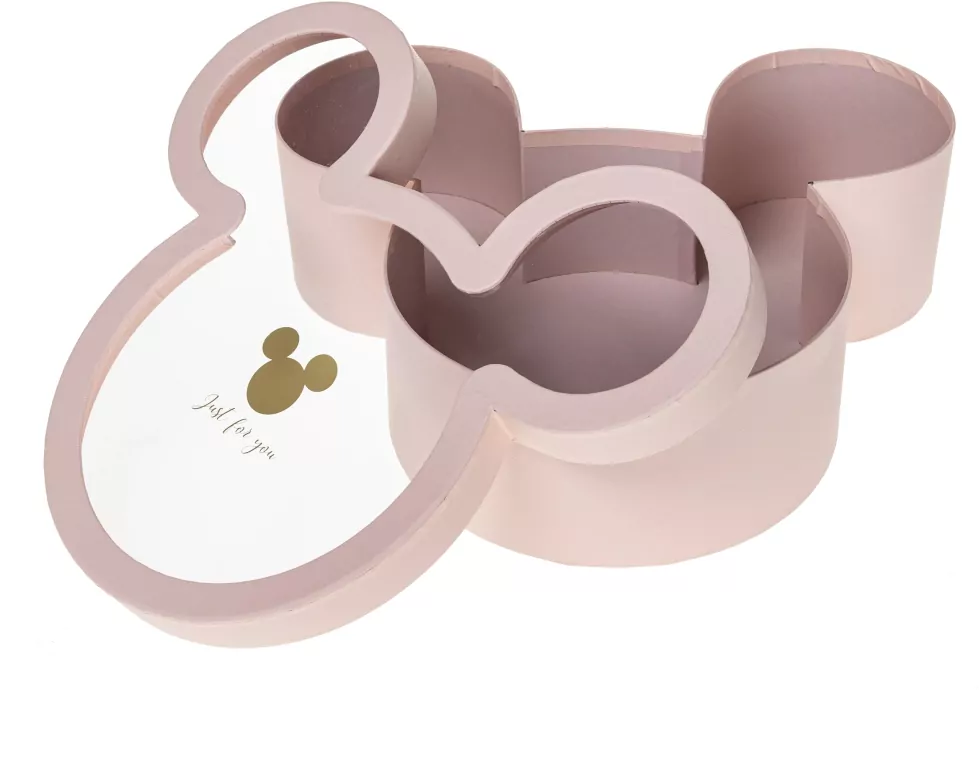 Pudełko Flower Box Micky big różowy ROZETTE - tantis.pl