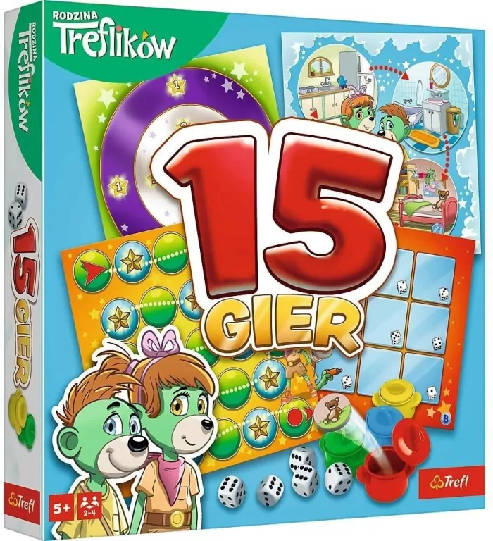 15 gier Rodzina Treflików TREFL - tantis.pl