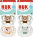 NUK. Air. Smoczek. 0-6 miesięcy. Miś. Żabka - tantis.pl