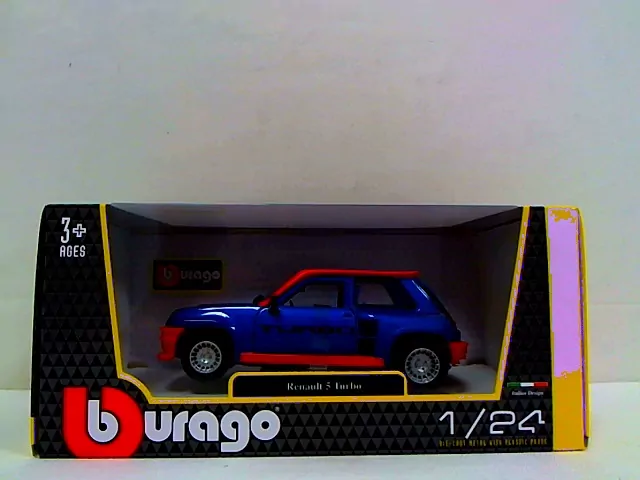 Renault 5 Turbo Blue-Red 1:24 - tantis.pl