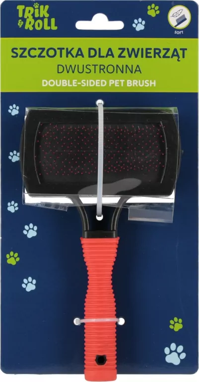 Szczotka dla zwierząt dwustronna - tantis.pl