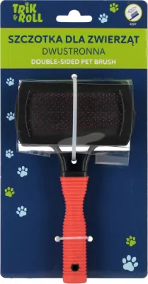 Szczotka dla zwierząt dwustronna