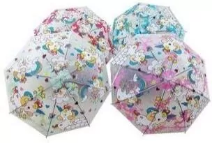 Parasol dziecięcy z gwizdkiem Jednorożce mix