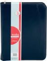 Teczka A4. Granatowa na suwak - tantis.pl
