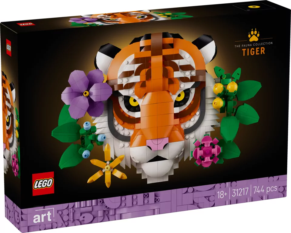 LEGO® Art. Kolekcja zwierząt — tygrys 31217 - tantis.pl
