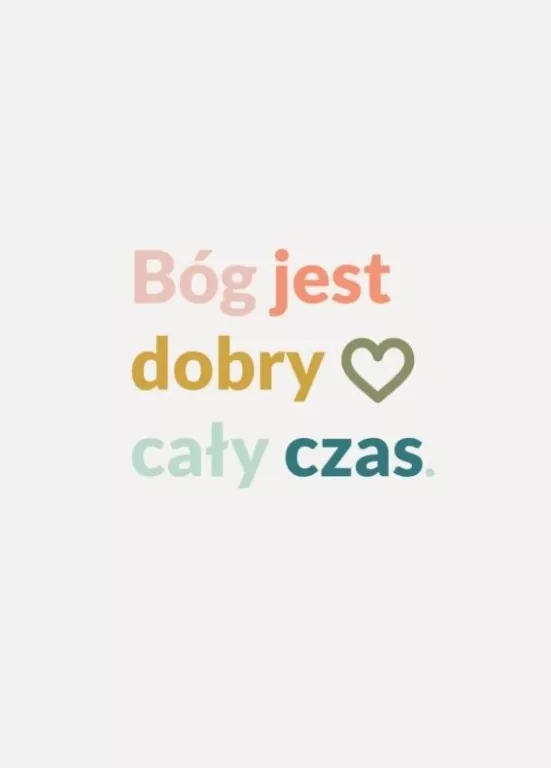 Kartka składana. Bóg jest dobry - tantis.pl