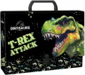 Teczka z rączką gruba Dinozaur 20 DERFORM - tantis.pl