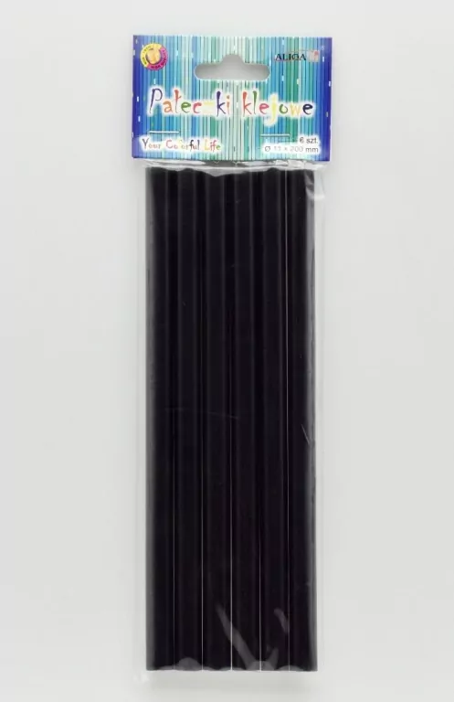 Klej do pistoletu czarny 11mm 6szt - tantis.pl