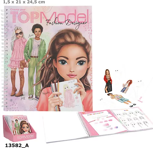 Szkicownik projektantki Top Model 13582A - tantis.pl