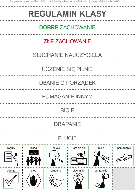 Przez pory roku z symbolami MÓWik. Jesień - tantis.pl