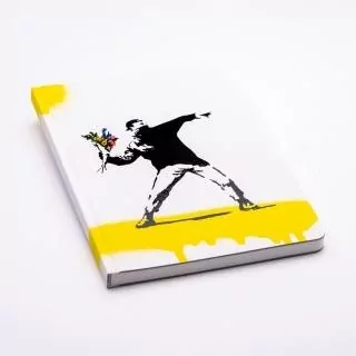 Notes A5/128K Banksy - The Flower Thrower - tantis.pl