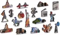 Puzzle drewniane 3D Ulica w centrum Main street L - tantis.pl
