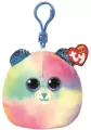 Squish-a-Boos Hoper. Pastelowy miś 8,5cm, brelok - tantis.pl