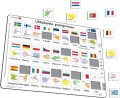 Układanka Unia Europejska. Flagi, stolice - tantis.pl