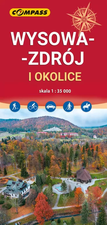 Mapa turystyczna Wysowa-Zdrój i okolice 1:35 000 - tantis.pl