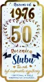 Karnet Rocznica ślubu 50 - tantis.pl