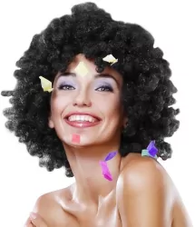 Peruka mega afro czarna