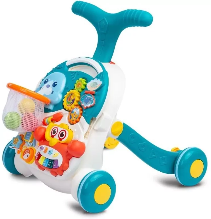 Pchacz - stolik 2w1 Spark turquoise - tantis.pl