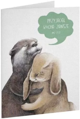 Kartka przyjaźń. Przyjaciel kocha zawsze - tantis.pl