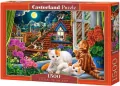 Puzzle 1500. Kittens on the Roof - tantis.pl