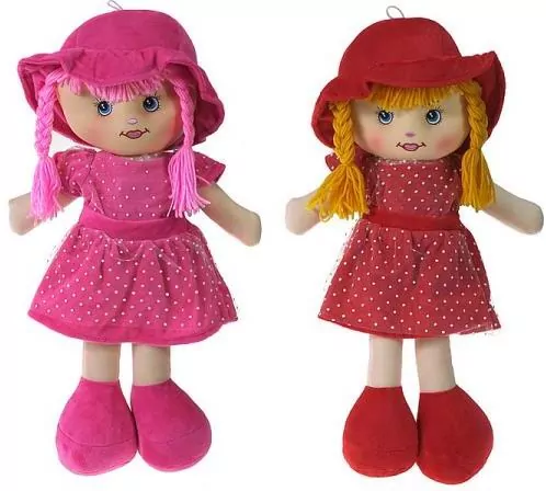 Lalka szmacianka z językiem polskim 55cm MIX - tantis.pl