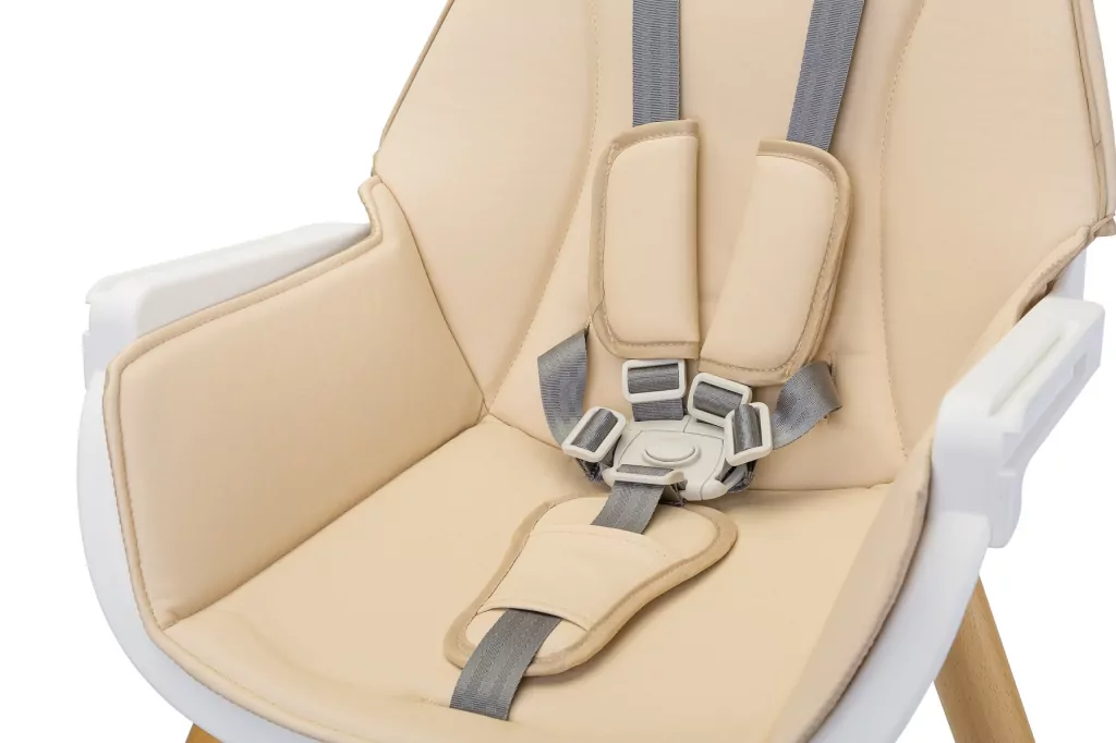 Caretero Krzesełko do karmienia Tuva beżowe - tantis.pl