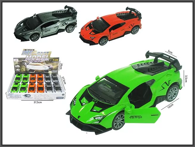 Auto sportowe 12 cm, mix - tantis.pl