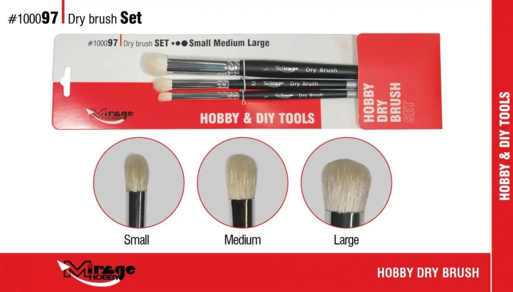 Zestaw pędzli dry brush - tantis.pl
