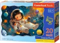 Puzzle 20 Maxi Little Astronaut CASTOR - tantis.pl