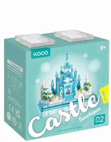 Klocki Niebieski Zamek 381el - tantis.pl
