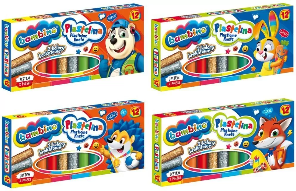 Plastelina Bambino. 12 kolorów - tantis.pl