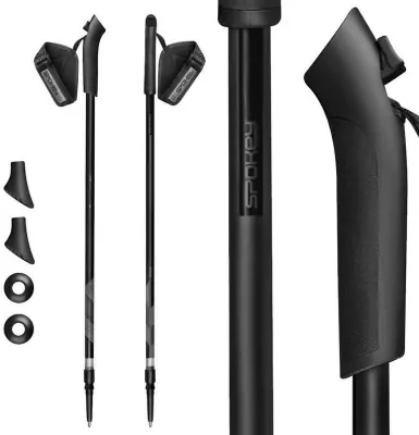 Kije Nordic Walking 105-135cm BL/BK