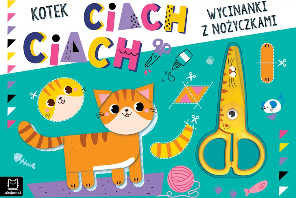Wycinanki z nożyczkami. Kotek ciach, ciach! - tantis.pl