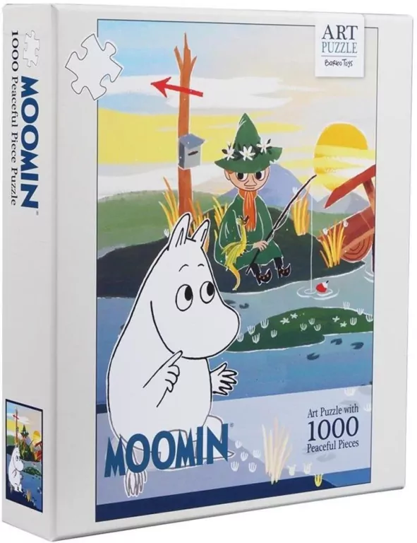 Puzzle 1000 Artystyczne Muminki Na Moście - tantis.pl