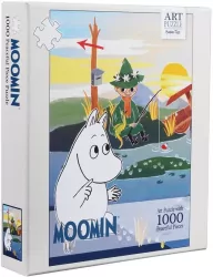 Puzzle 1000 Artystyczne Muminki Na Moście