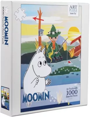 Puzzle 1000 Artystyczne Muminki Na Moście