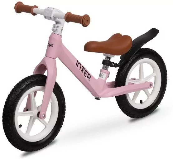 Rowerek biegowy Inter różowy - tantis.pl