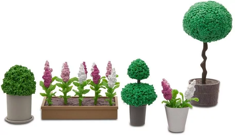 Zestaw kwiatów i roślin do domku dla lalek - tantis.pl