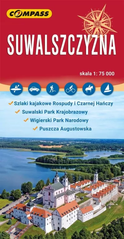 Mapa turystyczna - Suwalszczyzna - tantis.pl