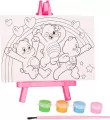 Podobrazie z nadrukiem i farbkami. Care Bears - tantis.pl