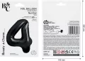 Balon foliowy B&C cyfra 4 matowa czarna 85cm - tantis.pl